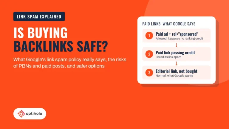 Is buying backlinks safe? Paid links with rel sponsored versus paid links that pass ranking credit under Google's link spam policy